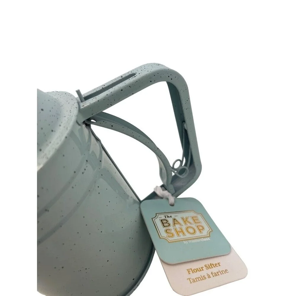 Flour Sifter The‎ Bake Shop Green speckled New!